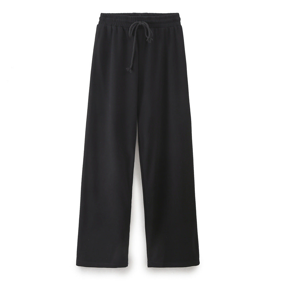 Pantalon droit pour femmes | Cordon de serrage