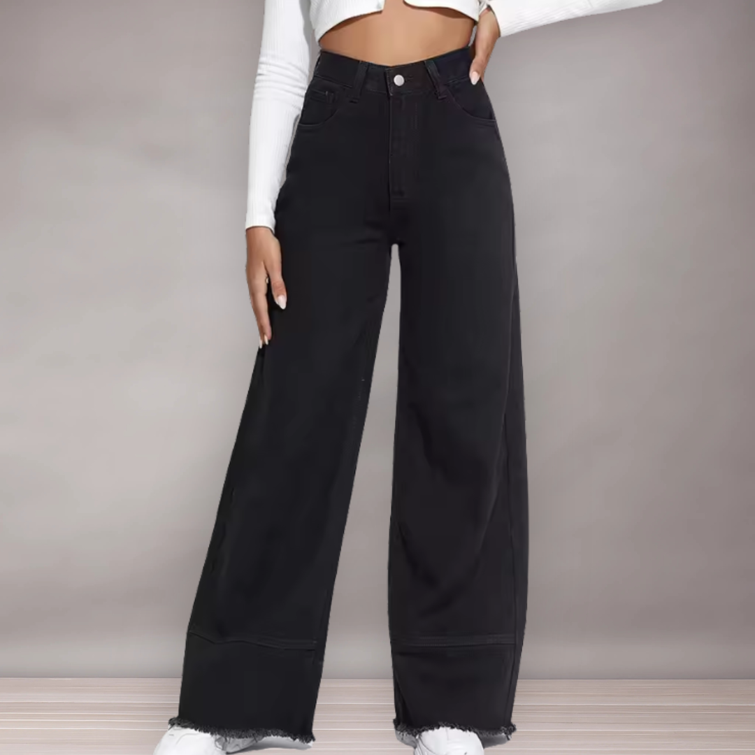 Pantalon Femme Coupe Large | Look Moderne