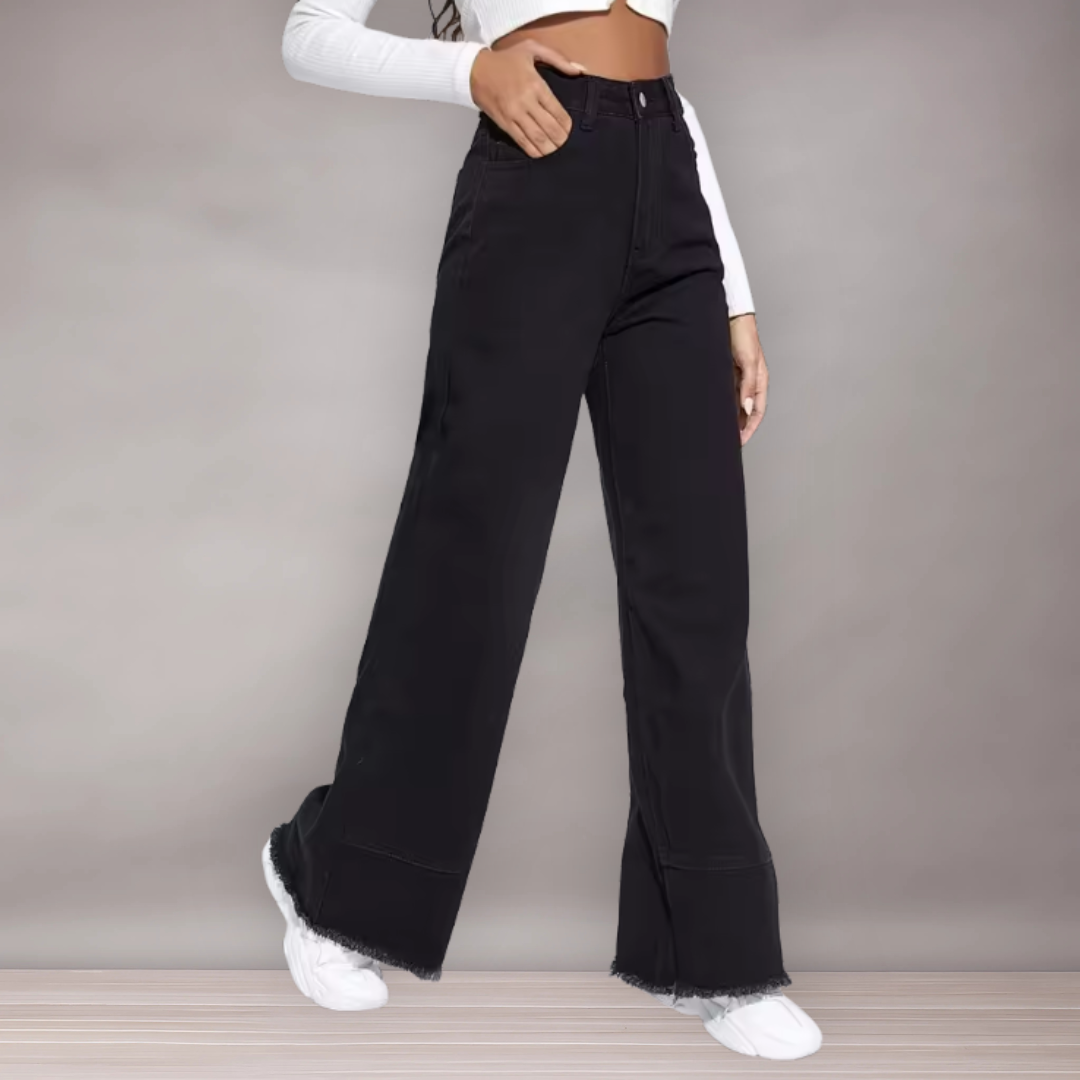 Pantalon Femme Coupe Large | Look Moderne