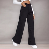 Pantalon Femme Coupe Large | Look Moderne