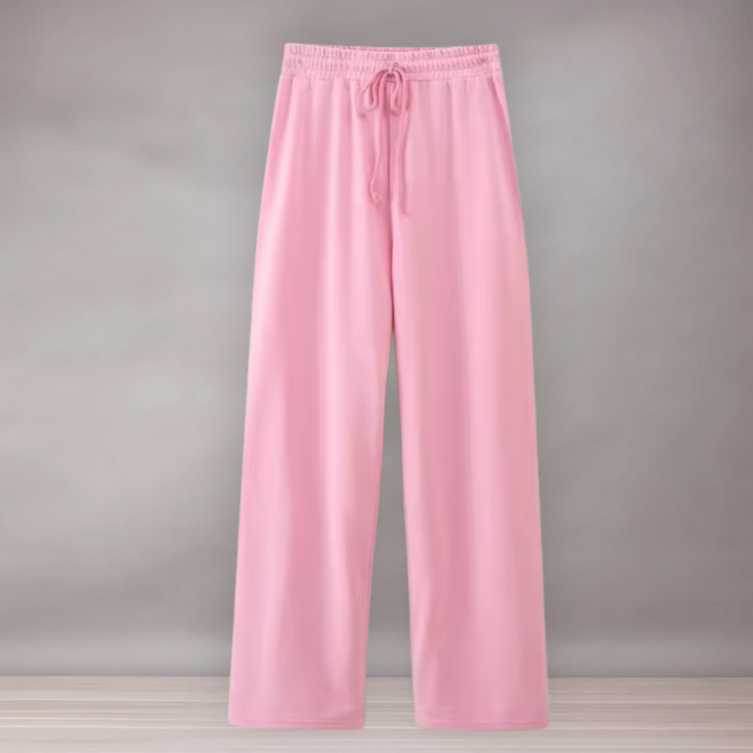 Pantalon droit pour femmes | Cordon de serrage