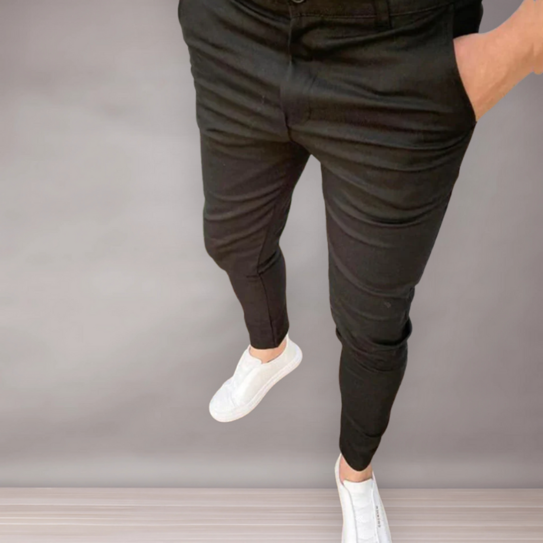 Pantalon droit pour hommes | Coupe élégante