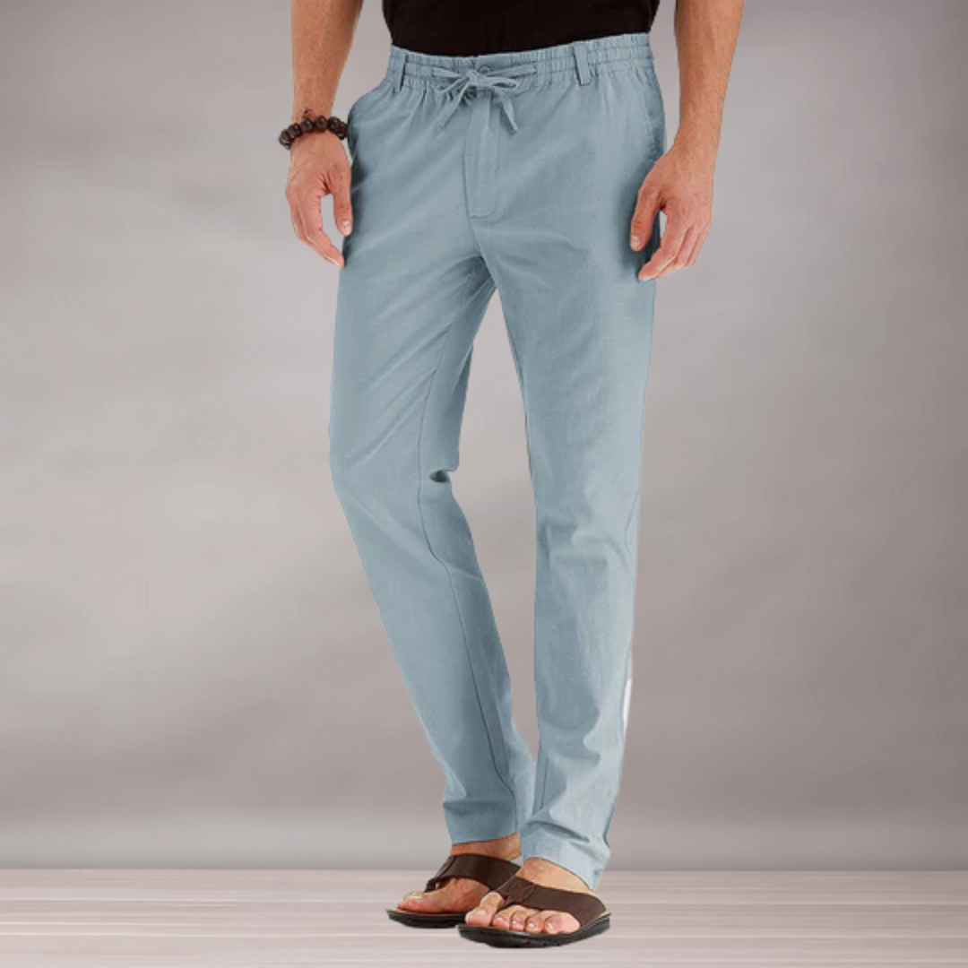 Pantalon à taille élastique pour hommes | Coupe décontractée