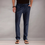 Pantalon à taille élastique pour hommes | Coupe décontractée