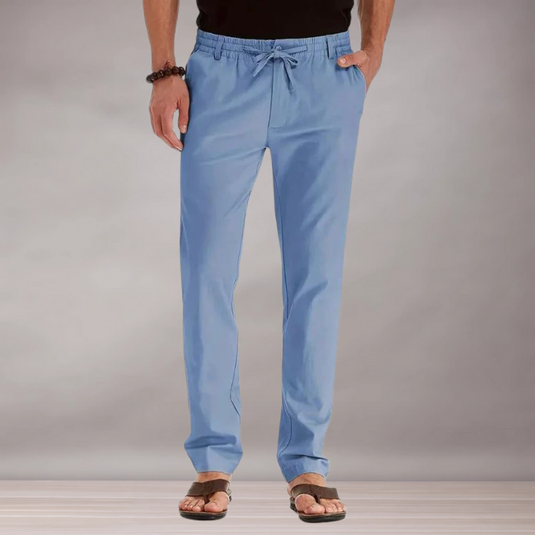 Pantalon à taille élastique pour hommes | Coupe décontractée