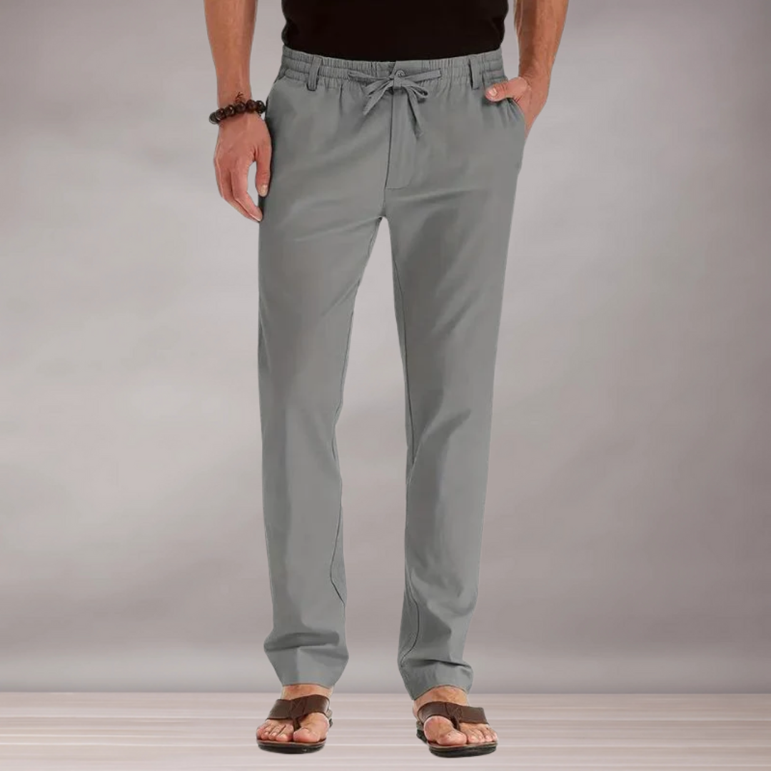 Pantalon à taille élastique pour hommes | Coupe décontractée