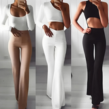 Pantalon évasé pour femme | Taille haute