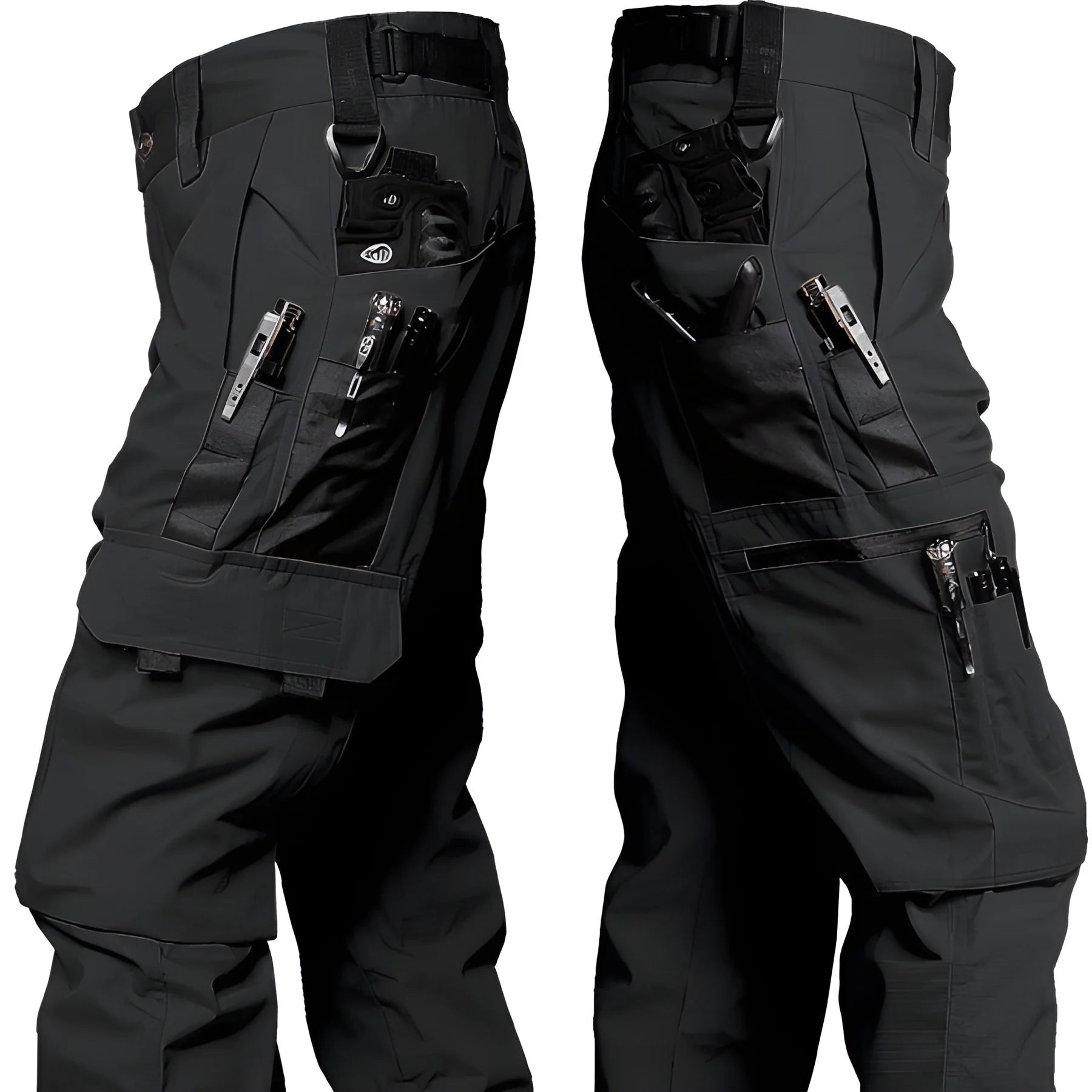 Pantalon cargo de travail pour homme | Design multi-poches