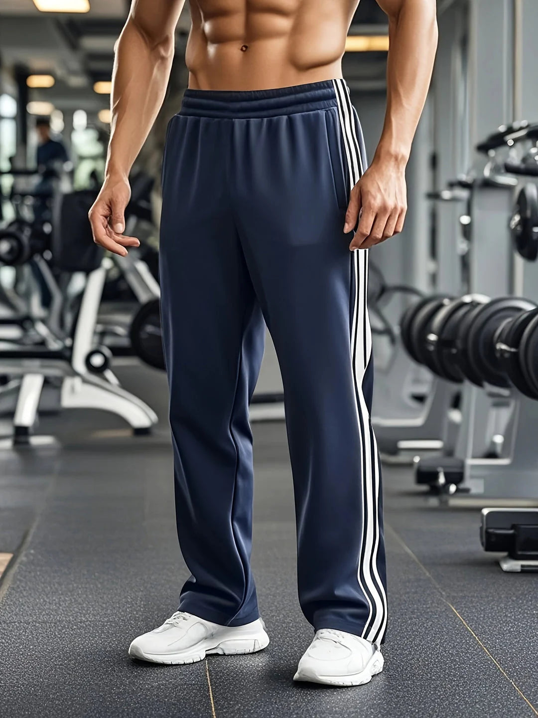 Pantalon de sport pour homme | Ceinture à cordon de serrage