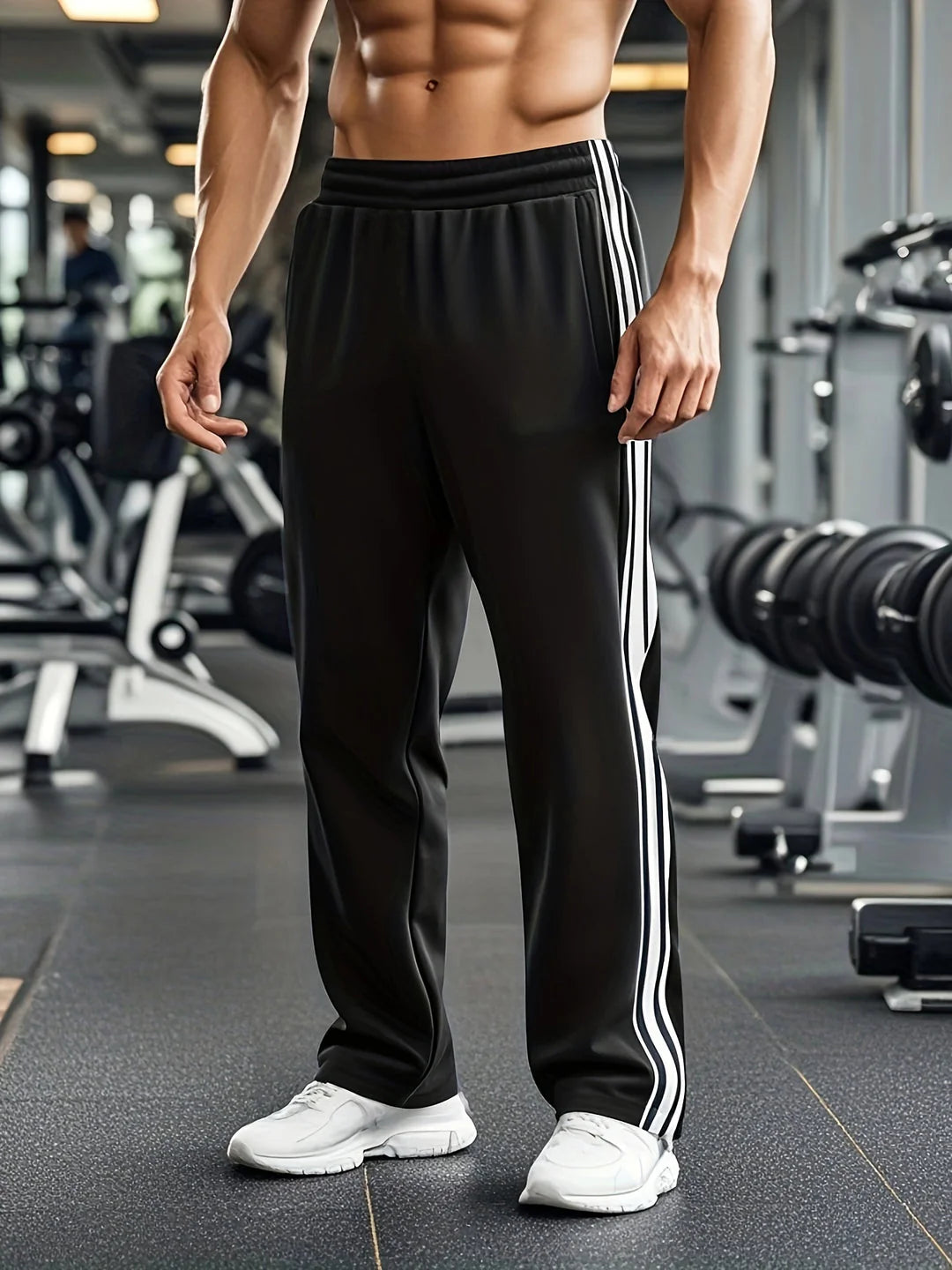 Pantalon de sport pour homme | Ceinture à cordon de serrage