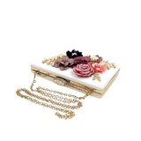Pochette pour femme | Motif floral extérieur