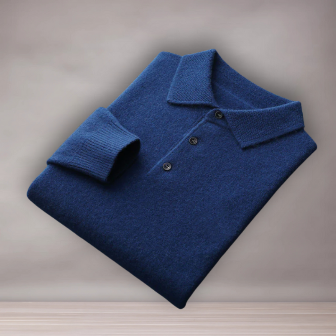 Polo à manches longues pour hommes | Col classique