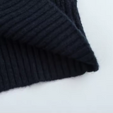 Sweter kobiet z węzłem kołnierza | Kontrastowane wykończenie