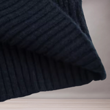 Sweter kobiet z węzłem kołnierza | Kontrastowane wykończenie