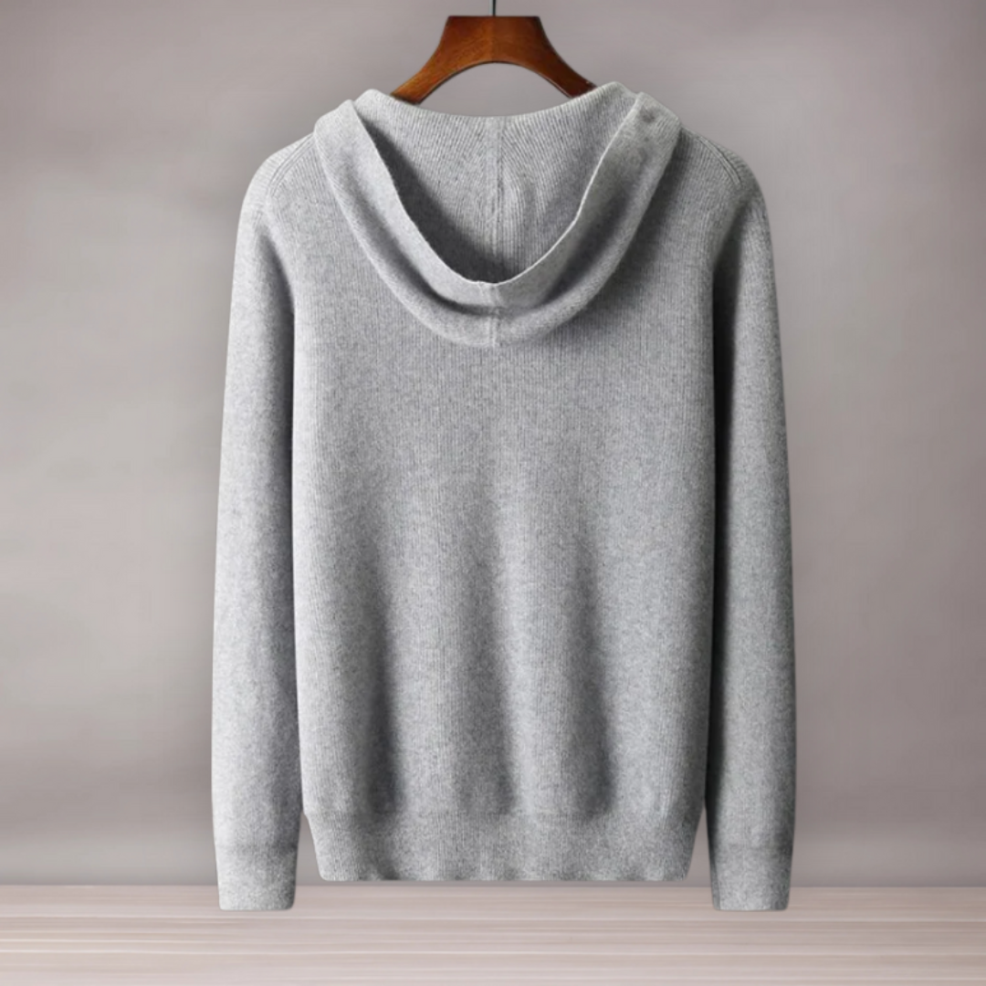 Pull à capuche tricoté pour hommes | Coupe classique