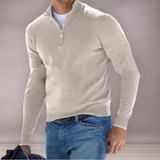 Pull homme col V en mérinos | Coupe droite