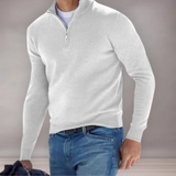 Pull homme col V en mérinos | Coupe droite