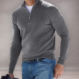 Pull homme col V en mérinos | Coupe droite
