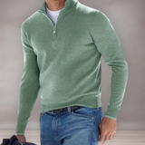 Pull homme col V en mérinos | Coupe droite