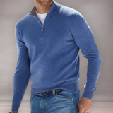 Pull homme col V en mérinos | Coupe droite