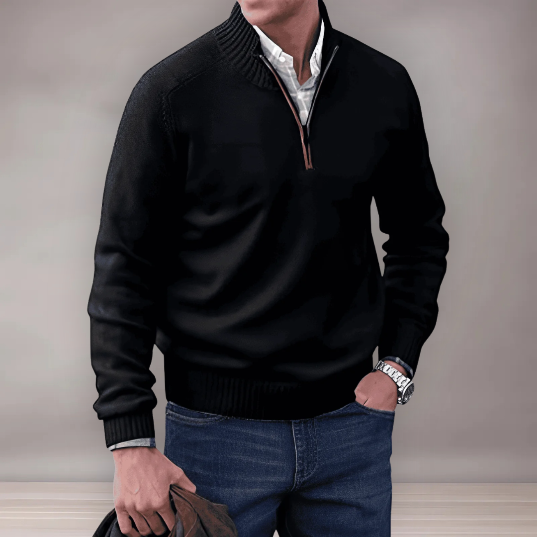 Pull à manches longues pour hommes | Col rond