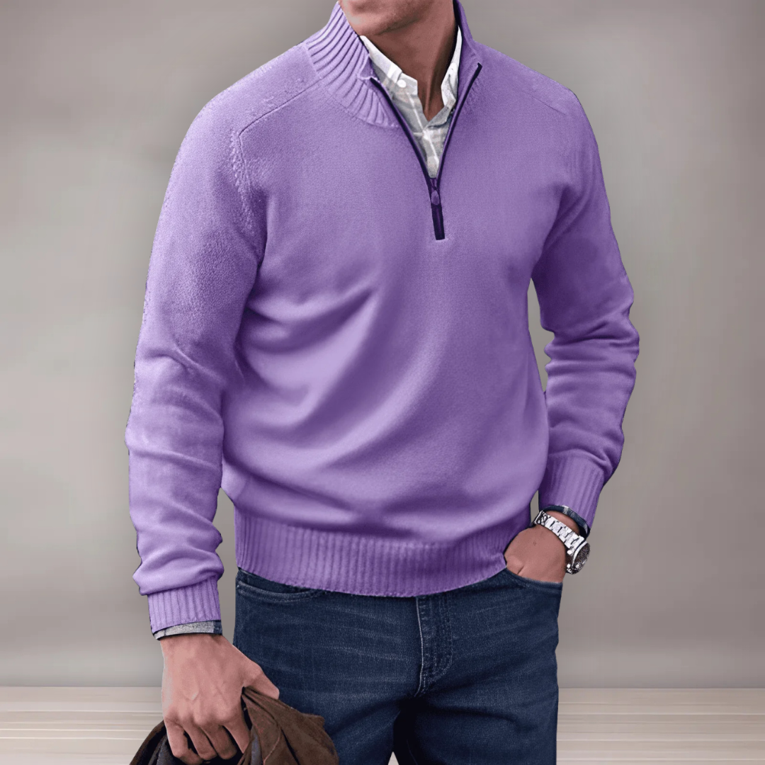 Pull à manches longues pour hommes | Col rond
