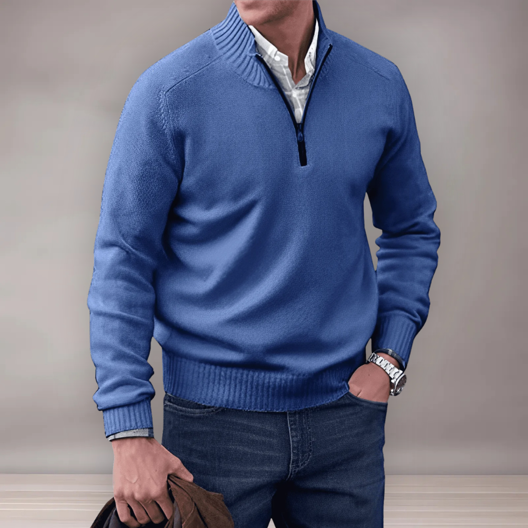 Pull à manches longues pour hommes | Col rond