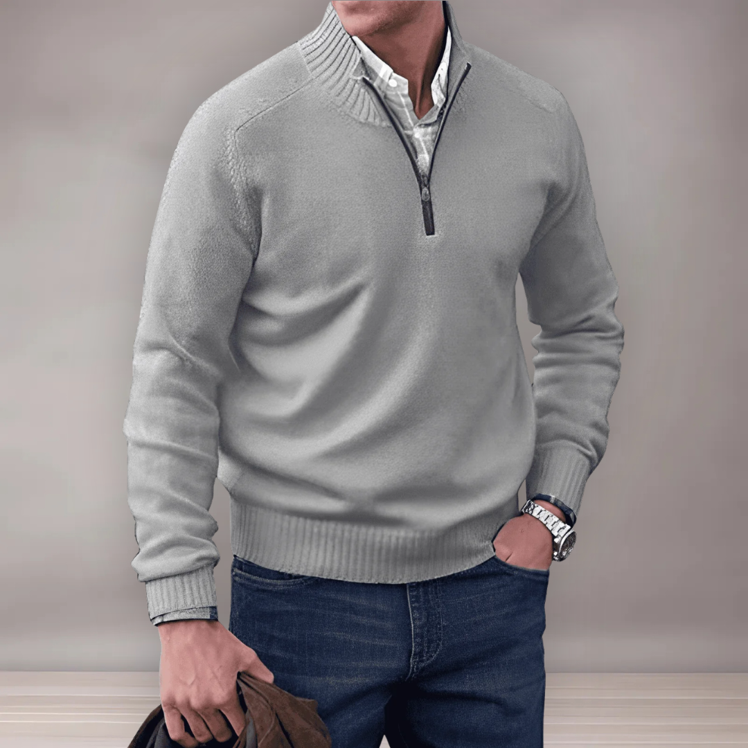 Pull à manches longues pour hommes | Col rond