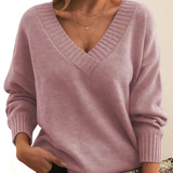 Pull à col en V pour femme | Style décontracté