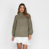 Pull oversize pour femme | Manches longues