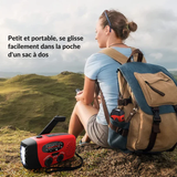 Radio d’urgence - Radionix - Manivelle - Panneau solaire