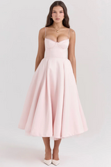 Robe Midi en Tulle pour Femme | Bretelles Réglables