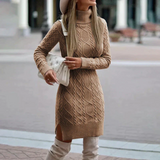 Robe pull en tricot pour femmes | Coupe classique