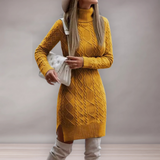 Robe pull en tricot pour femmes | Coupe classique