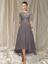 Robe de mariée avec détails en dentelle | Robe midi