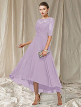 Robe de mariée avec détails en dentelle | Robe midi