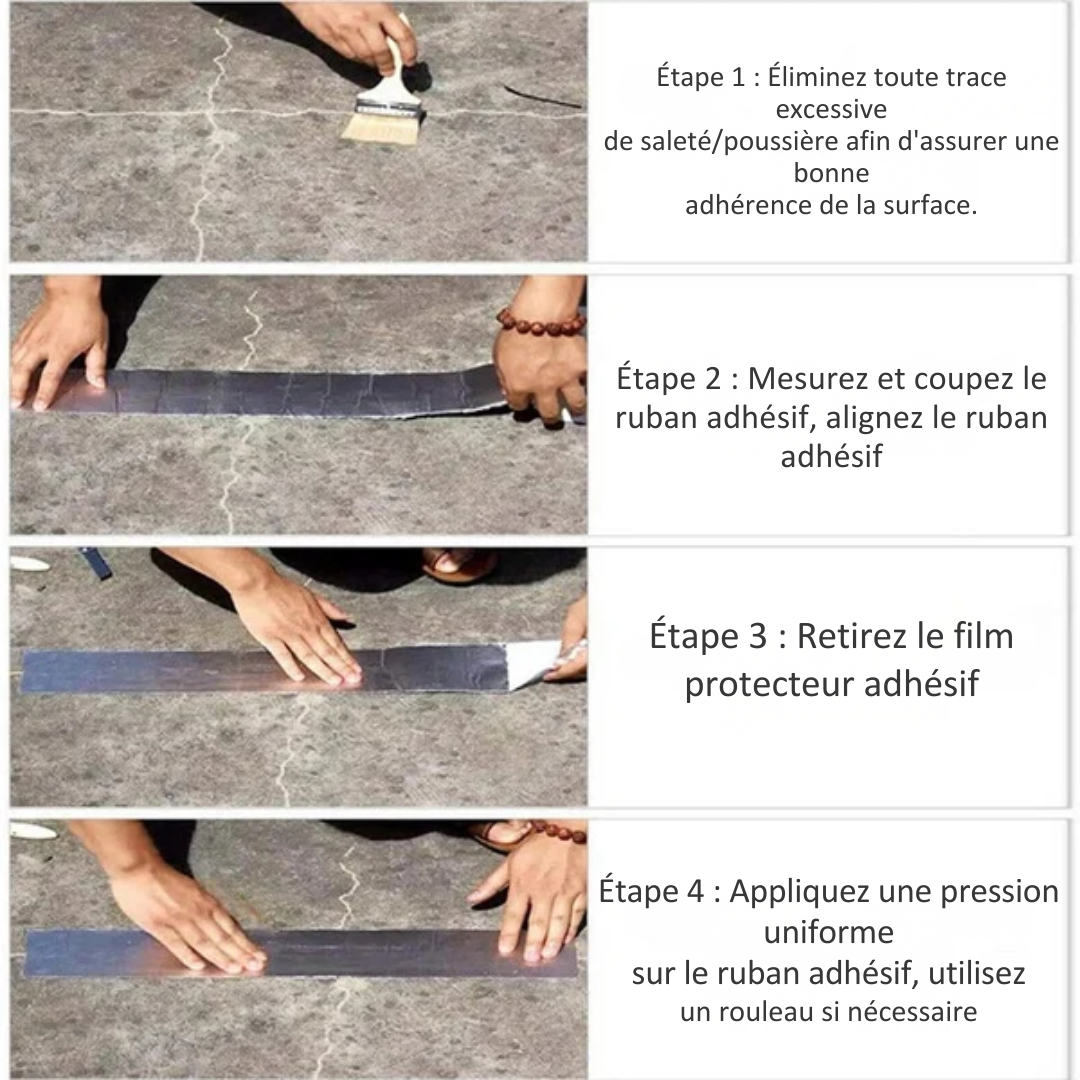Ruban d'étanchéité - SealPro - Aluminium - Butyle