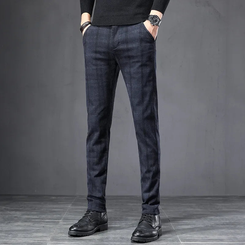 Tirenta | Pantalon à Carreaux Moderne