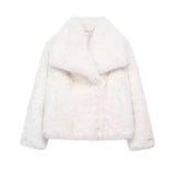 Manteau Femme Oversize en Fausse Fourrure | Chaleur Luxueuse