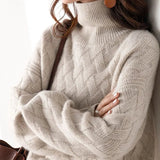 Col roulé pour femmes | Pull tricoté