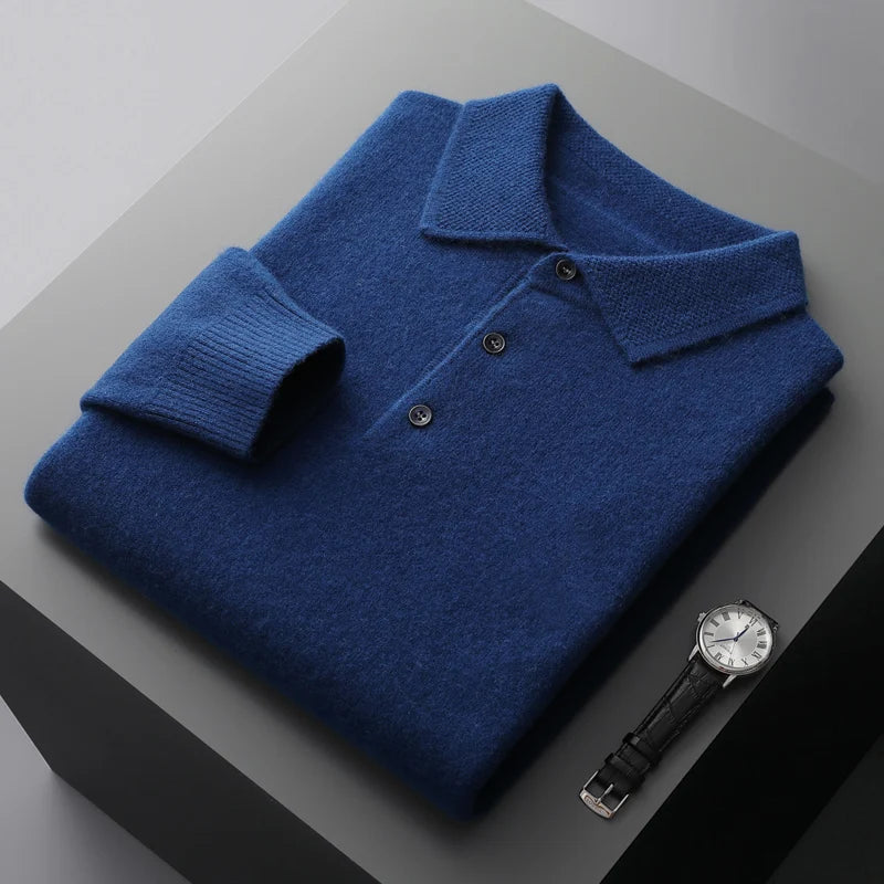Polo à manches longues pour hommes | Col classique