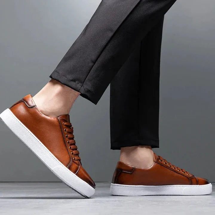 Tirenta | Przybrzeżne skórzane buty