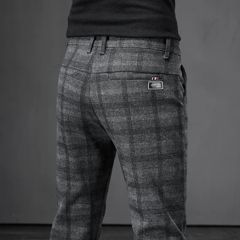 Tirenta | Pantalon à Carreaux Moderne
