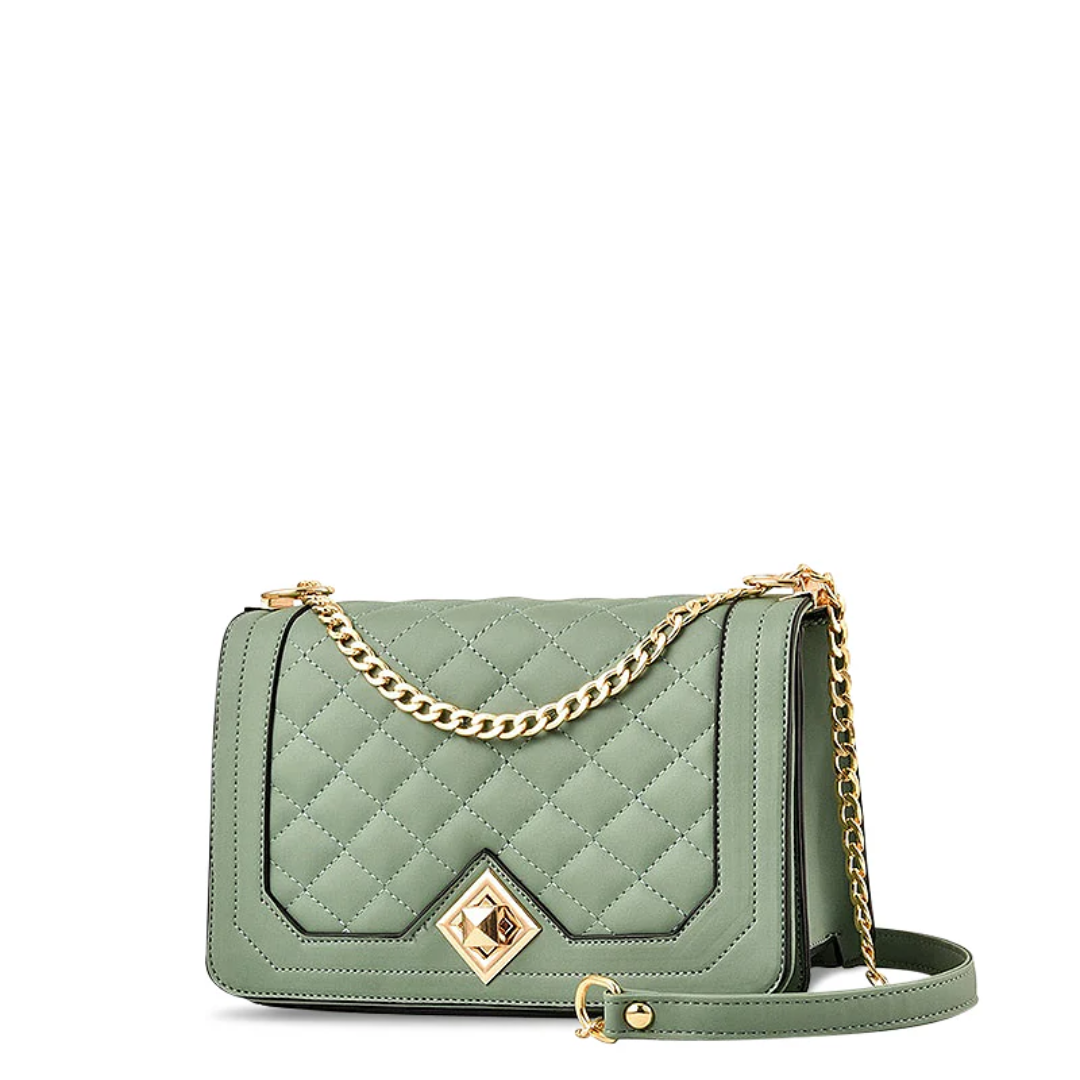 Sac à bandoulière matelassé pour femme | Sangle à chaîne