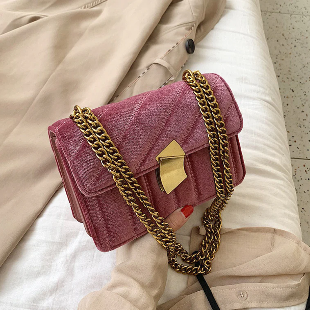 Sac à bandoulière matelassé pour femme | Bandoulière à chaîne