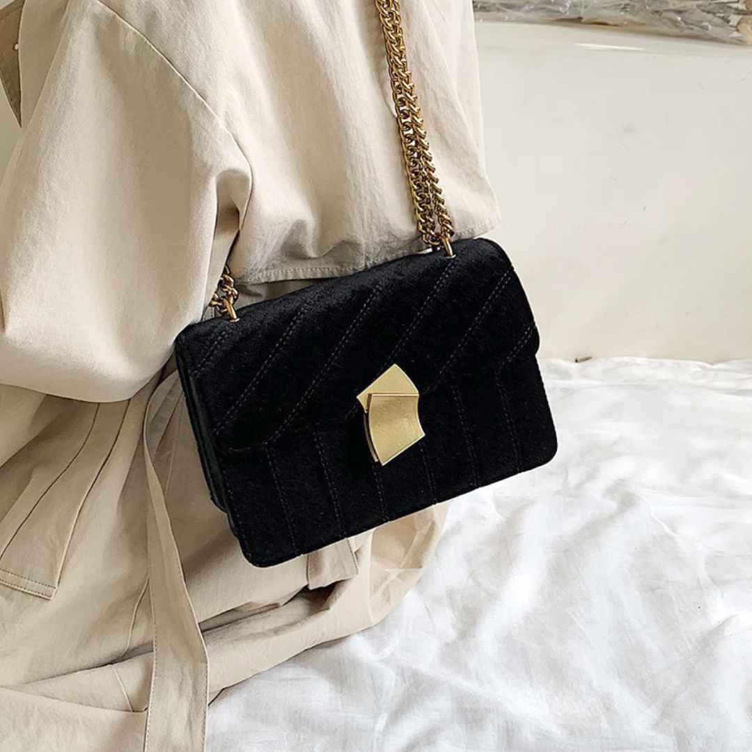 Sac à bandoulière matelassé pour femme | Bandoulière à chaîne