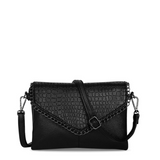 Sac à bandoulière enveloppant pour femme | Détail chaîne