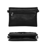 Sac à bandoulière enveloppant pour femme | Détail chaîne