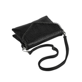 Sac à bandoulière enveloppant pour femme | Détail chaîne