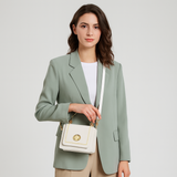 Sac à bandoulière carré pour femme | Quincaillerie dorée